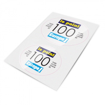 Aufkleber Le Point für Nummerntabelle