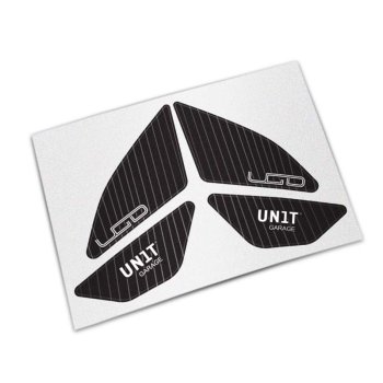 Schwarze Schutzaufkleber für die originale BMW R12 G/S Seitenverkleidung