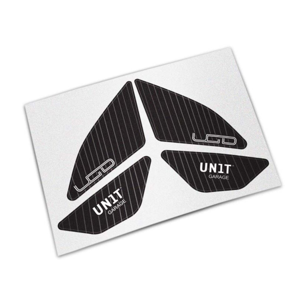 Schwarze Schutzaufkleber für die originale BMW R12 G/S Seitenverkleidung