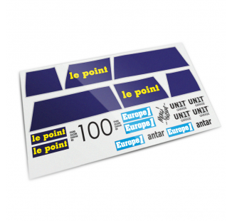 Aufkleber Vergrößerter Tank Dakar (Le Point HA83) BMW R12 G/S