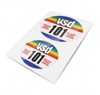 VSD-Aufkleber für Nummerntabelle