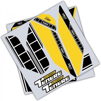 Yamaha Ténéré 700 Classic Black Aufkleber