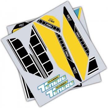 Yamaha Ténéré 700 Classic Sky Blue Aufkleber