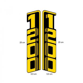 40. x NineT / 7 Panzeraufkleber