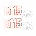 R115 GS Aufkleber