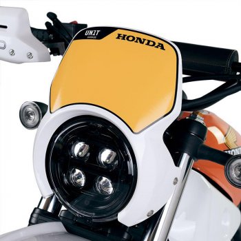 Honda CL Aufkleber für Scheinwerferabdeckung