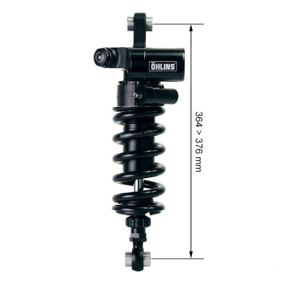 Hinterer Stoßdämpfer Öhlins R nineT BLACKLINE (niedrige Version)