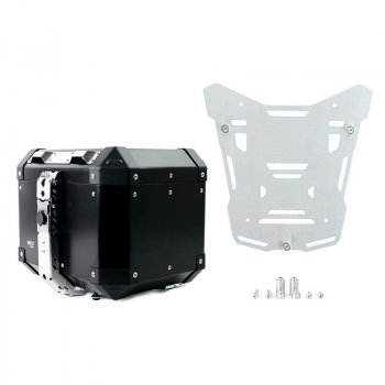 Atlas Aluminium Top Case 36L + Platte für original BMW R1300GS Dachträger