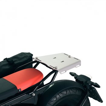 36-Liter-Aluminium-Atlas-Topcase + BMW CE 02-Heckgepäckträger mit Beifahrergriffen