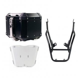 Atlas Aluminium Topcase 36L + Gepäckträger mit Beifahrergriffen BMW F900GS