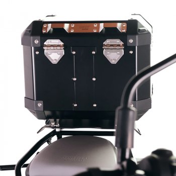 Atlas Aluminium Topcase 36L + Gepäckträger mit Beifahrergriffen Royal Enfield Himalayan 450 (ab 2024)