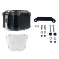 Atlas 44L Universal-Aluminium-Topcase + Atlas Top Case Platte für Gepäckablage + Adapterplatte