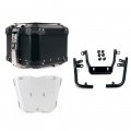 Atlas 44L Universal-Aluminium-Topcase + Pan America Platte für Atlas Topcase mit Halterung