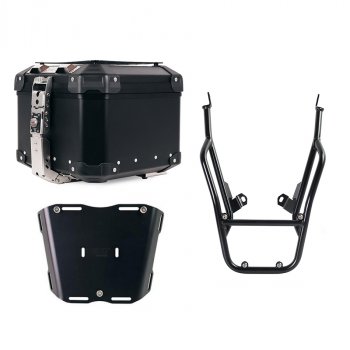 Atlas 44L Universal-Aluminium-Topcase + Gepäckträger mit Soziusgriffen BMW F900GS