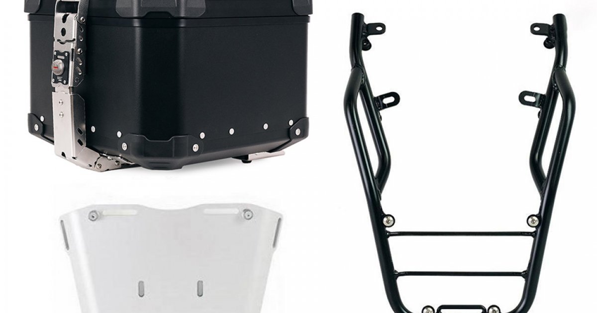 Atlas 44L Universal-Aluminium-Topcase + Ducati Scrambler ...