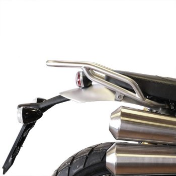 Atlas 44L Universal-Aluminium-Topcase + Heckgepäckträger mit Soziusgriffen Triumph Scrambler 1200 X & XE