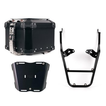 Atlas 44L Universal-Aluminium-Topcase + Heckgepäckträger mit Beifahrergriffen Triumph Street Scrambler 900 (ab 2026)