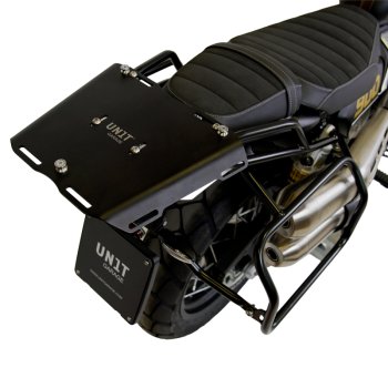 Atlas 44L Universal-Aluminium-Topcase + Heckgepäckträger mit Beifahrergriffen Triumph Street Scrambler 900 (ab 2026)