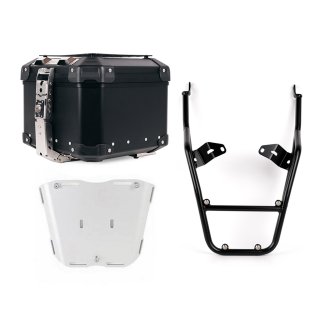 Atlas 44L Universal-Aluminium-Topcase + Heckgepäckträger mit Beifahrergriffen Triumph Street Scrambler 900 (ab 2026)