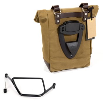 Leinentasche 10L-14L + BMW F450GS Rahmen rechts