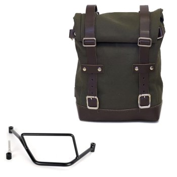 Leinentasche 10L-14L + BMW F450GS Rahmen rechts