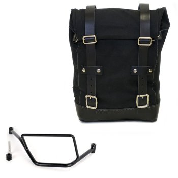 Leinentasche 10L-14L + BMW F450GS Rahmen rechts