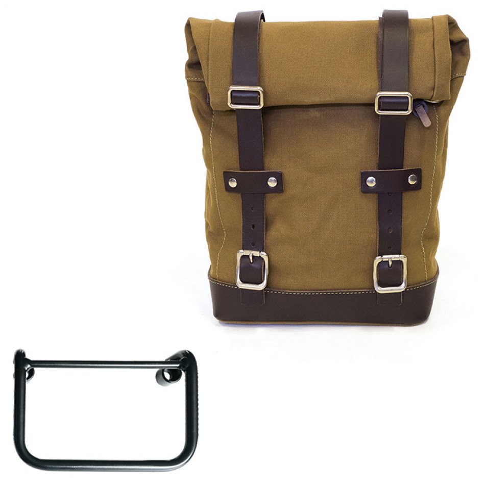 Leinentasche 10L-14L + BMW R12 Fahrgestell rechts