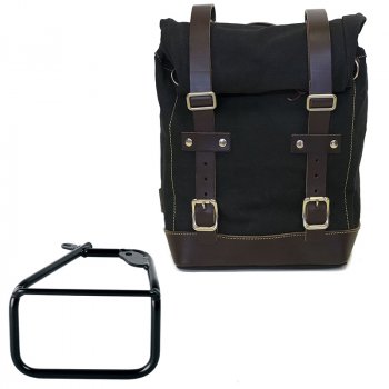 Seitentasche Canvas 10L-14L + BMW R12 NineT rechter Rahmen