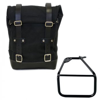 Seitentasche Canvas 10L-14L + BMW R12 NineT Linker Rahmen