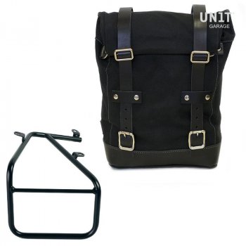 Leinentasche 10L-14L + Rechter Satteltaschenrahmen für Sportail R18 Kit