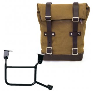 Leinentasche 10L-14L + Honda CRF1100L Africa Twin & Adventure Sports (ab 2024) Rahmen Rechts