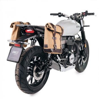 Leinentasche 10L-14L + Honda GB350S Rahmen Rechts