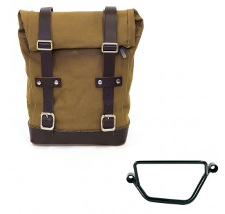 Leinentasche 10L-14L + Honda GB350S Rahmen Links