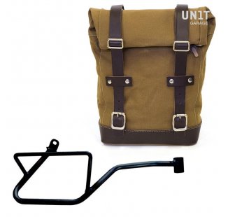 Leinentasche 10L-14L + Moto Guzzi V7 EURO5 PLUS (ab 2025) Rahmen Rechts