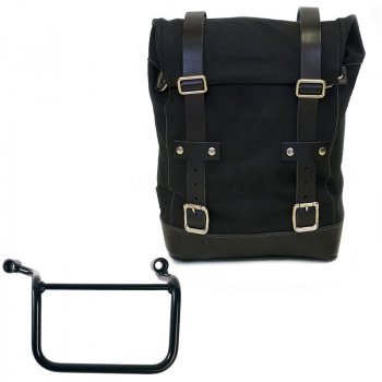 Seitentasche Canvas 10L-14L + Royal Enfield Guerrilla 450 rechter Rahmen