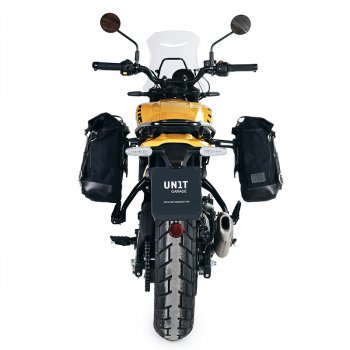 Seitentasche Canvas 10L-14L + Royal Enfield Guerrilla 450 rechter Rahmen