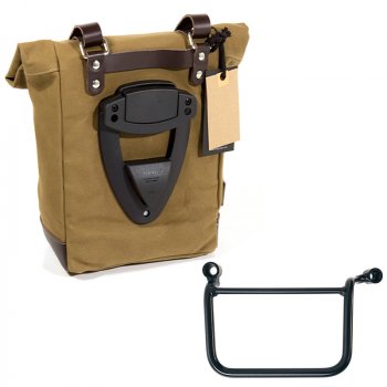 Seitentasche Canvas 10L-14L + Royal Enfield Guerrilla 450 Linker Rahmen