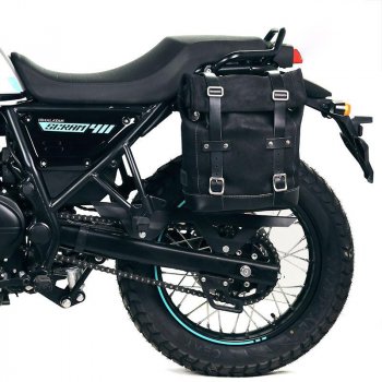 Leinentasche 10L-14L + Royal Enfield Himalayan Rahmen, Scram 411 links