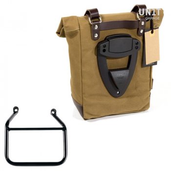 Leinentasche 10L-14L + Thriumph Speed 400 & Scrambler 400 X Rahmen rechts (Nur kompatibel mit unserem niedrigen Abgascode: 4206Low)