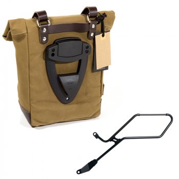 Leinentasche 10L-14L + Triumph Bonneville Bobber Linker Rahmen