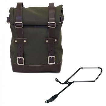 Leinentasche 10L-14L + Triumph Bonneville Bobber Linker Rahmen