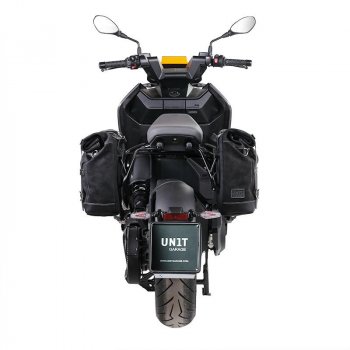 Seitenkoffer Canvas + linker Rahmen BMW CE 04