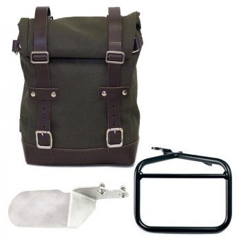 Canvas Seitentasche + rechter Hilfsrahmen Ducati Desert Sled