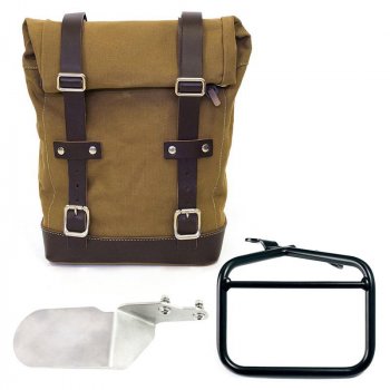 Canvas Seitentasche + rechter Hilfsrahmen Ducati Desert Sled