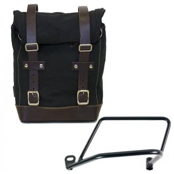 Canvas-Seitentasche + Rahmen Kawasaki Z650RS - Z900RS Links