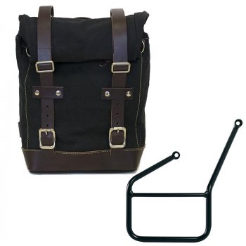 Seitentasche Canvas + linker KTM-Hilfsrahmen