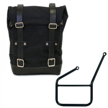 Seitentasche Canvas + linker KTM-Hilfsrahmen