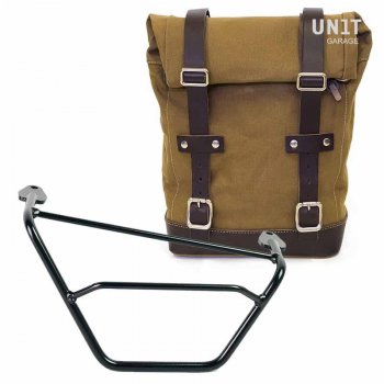Seitentasche Canvas + rechter Hilfsrahmen R1200 GS LC
