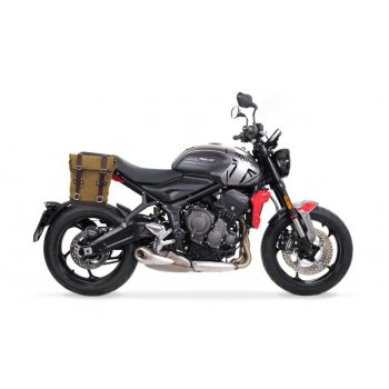 Seitentasche Canvas + rechter Hilfsrahmen Triumph Trident 660