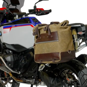 Cult Canvas Seitentasche 40L - 50L + linke Aluminiumplatte BMW R1300GS ADV